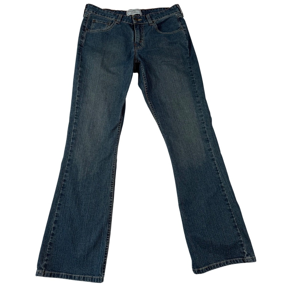 Y2K Levi Strauss Signature Women 6 Medium Stretch Low Rise Bootcut Jeans Blue